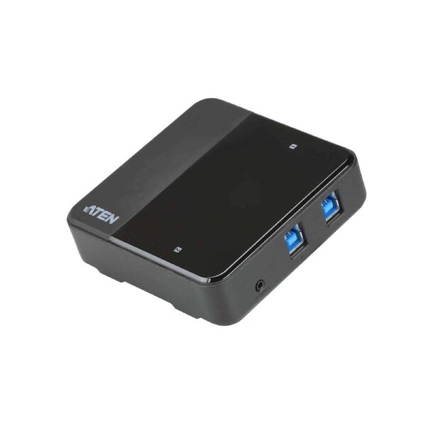 Aten Peripheral Switch 2x4 USB 3.1 Gen1, 2x PC, 4x USB 3.1 Gen1 Ports, Remote Port Selector, Plug and Play