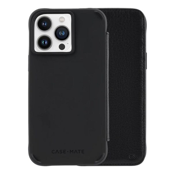 Case-Mate Wallet Folio MagSafe Case For iPhone 14 Pro Max - Black