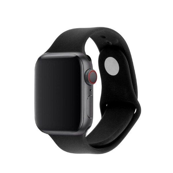 3sixT Wrist Band Silicone Bracelet Strap For Apple Smart Watch 38/40/41mm Black