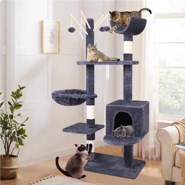 BEASTIE 145cm Cat Tree Cat Scratcher