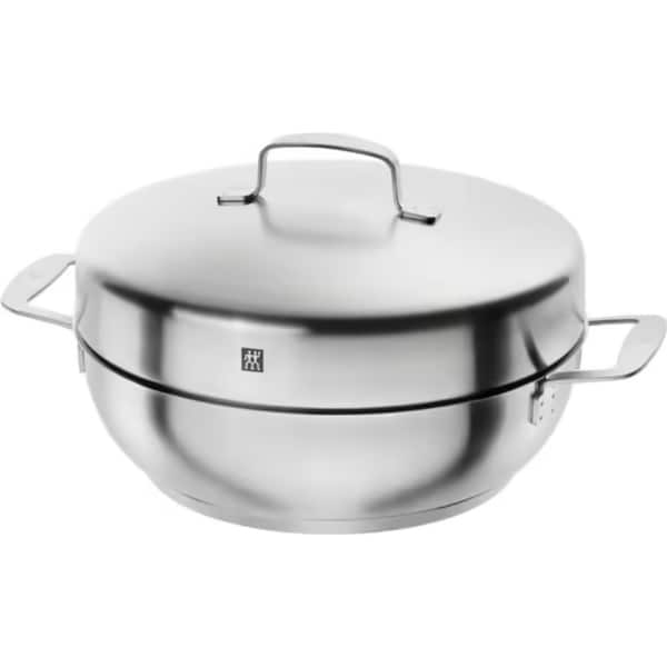 Zwilling Plus 28cm / 4L Smoker Set Plus Roasting Pan w/ Lid - 4pc