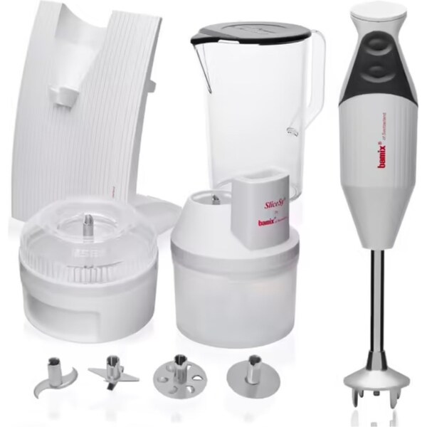 Bamix SwissLine Superbox Immersion Stick Blender 200W - Light Grey