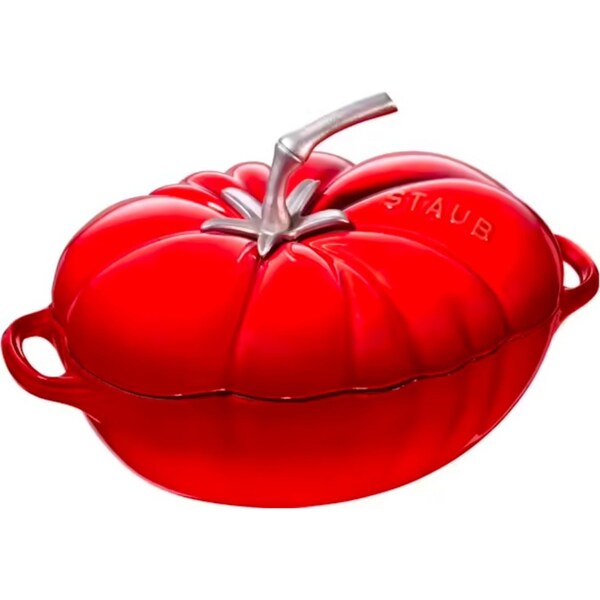Staub Enamelled Cast Iron Tomato Cocotte 25cm / 2.9L - Red