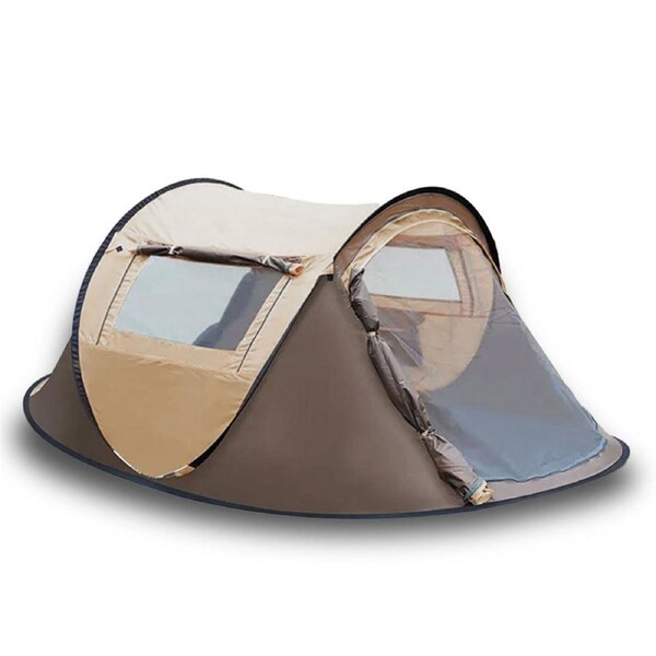 Waterproof Instant Up Beach Camping Tent 3 Person Pop up Tents Family Hiking Dome