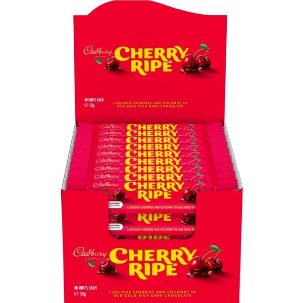 Cadbury Cherry Ripe 48 x 44g