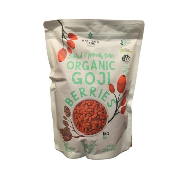 Nature's Lane Organic Goji Berries 1kg