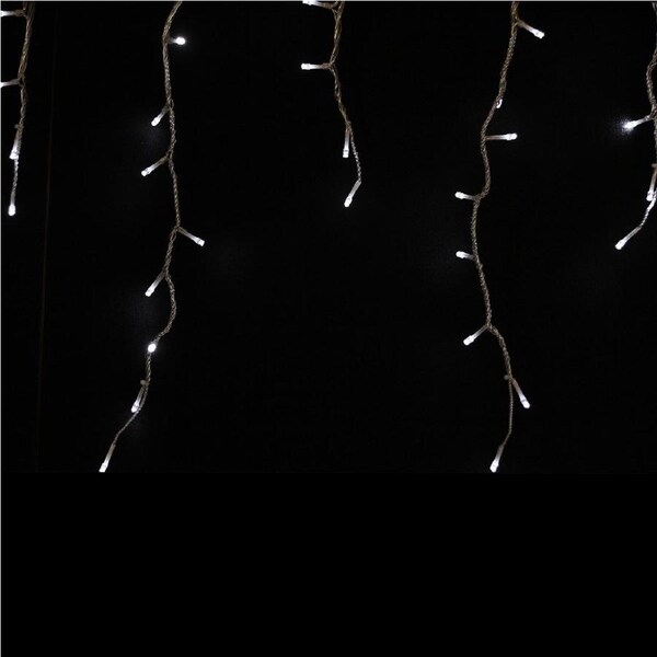 1008 Cool White Led Waterfall Icicle Light 25m