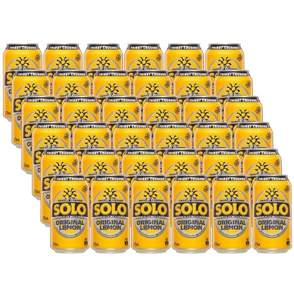 Schweppes 375Ml Solo Original Lemon 30 Pack