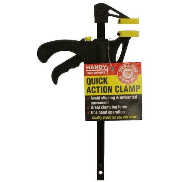 F-Clamp Quick Woodworking Clip Bar Grip Quick Ratchet Release Squeeze Tools