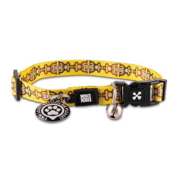Max & Molly Smart ID Cat Collar - Monkey Maniac