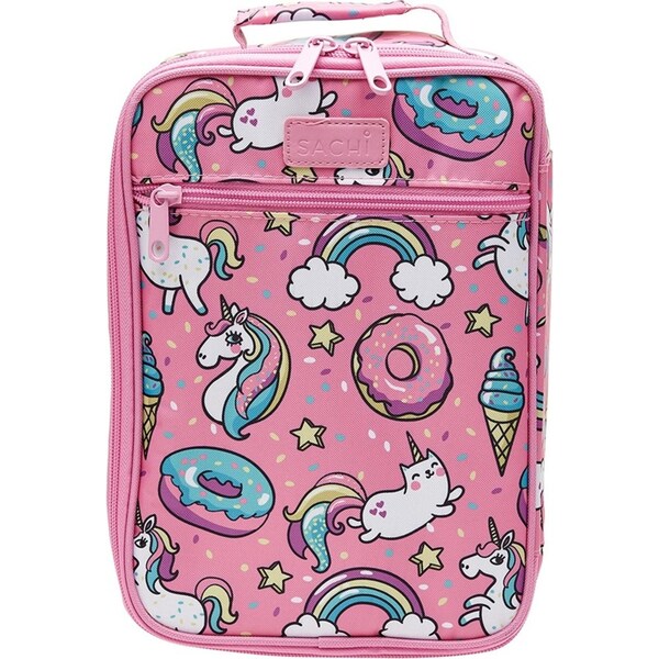 Sachi 28x21.5cm Kids Insulated Lunch Tote Bag School/Picnic Food Storage Unicorn