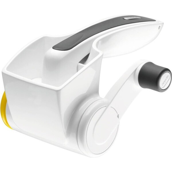 Zyliss Classic 16cm Manual Rotary Cheese Grater Stainless Steel Chopper White