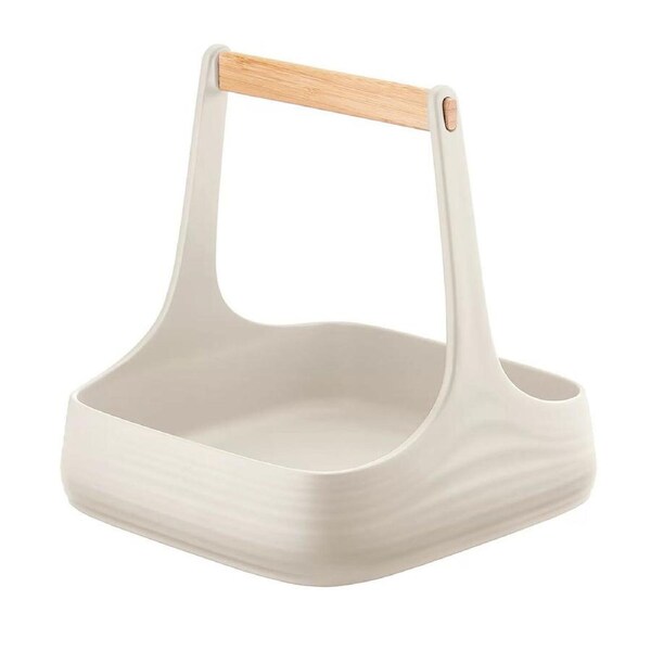 Guzzini Earth 22.5x22cm Tabletop Caddy Condiment/Napkin Storage Holder White