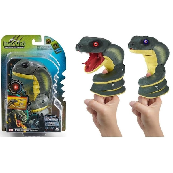 WowWee Fingerlings Untamed King Cobra Snake - Fang - Interactive Toy Pet
