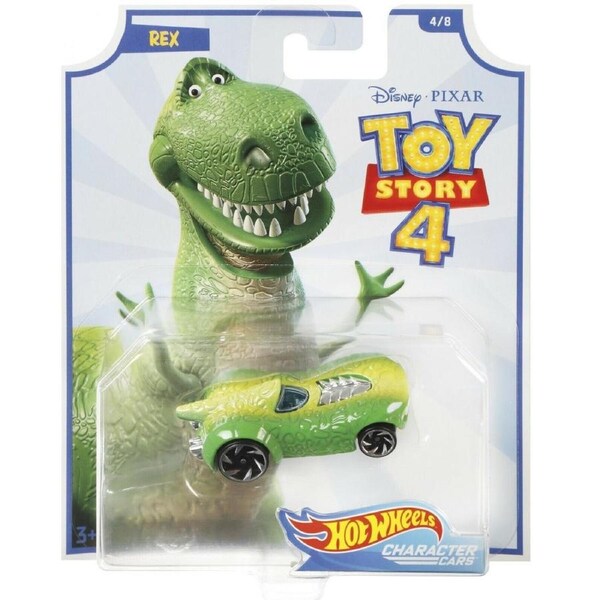 Hot Wheels Toy Story 4 Rex Character Car