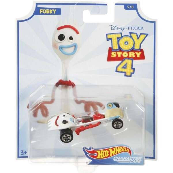 Hot Wheels Toy Story 4 Forky Character Car