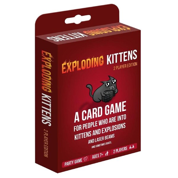 Exploding Kittens 2 Player Edition Board Game