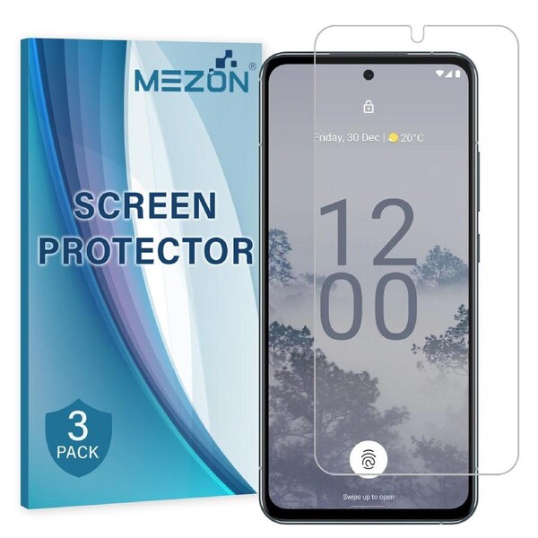 [3 Pack] Nokia X30 5G Anti-Glare Matte Screen Protector Film by MEZON – Case Friendly, Shock Absorption (Nokia X30 5G, Matte) – FREE EXPRESS