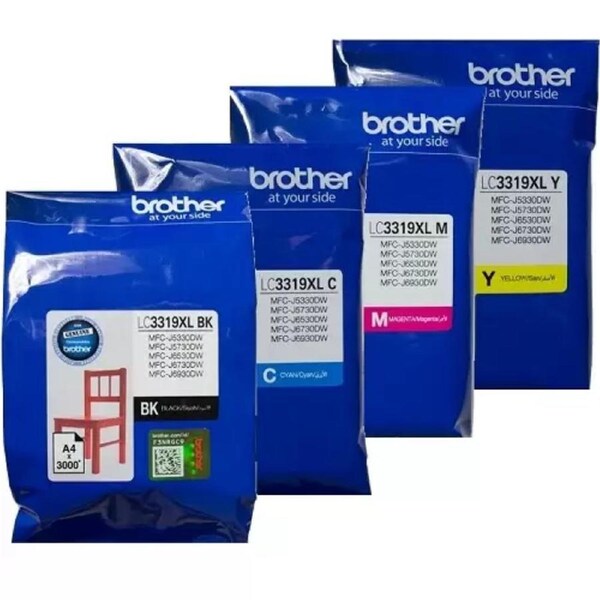 Brother LC3319XL 4 Inks Value Pack Ink Cartridge