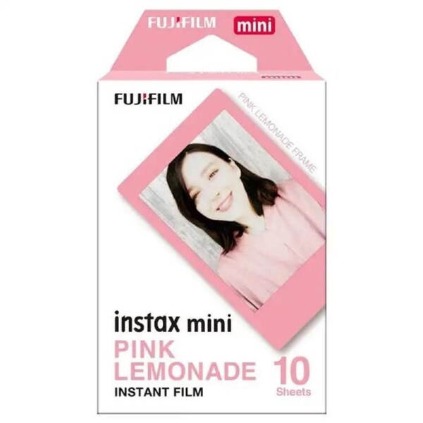 Fujifilm Instax Mini Film Pink Lemonade - 10 Sheets