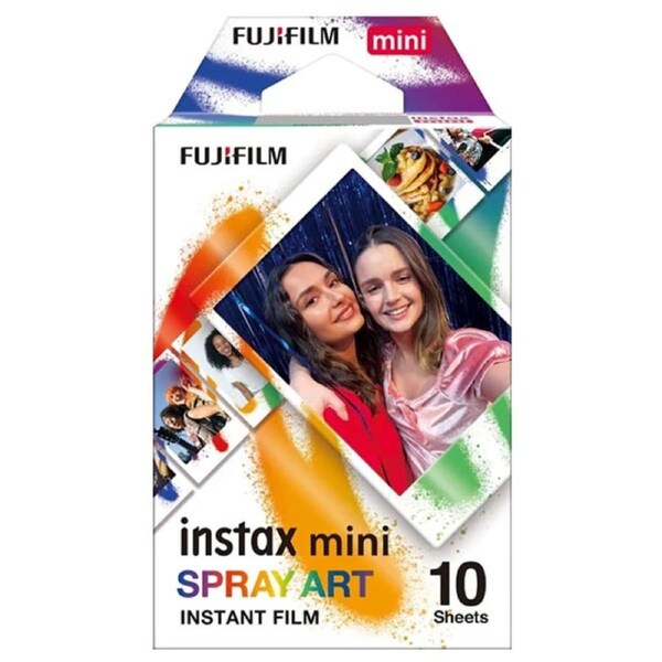 Fujifilm Instax Mini Film Spray Art - 10 Sheets