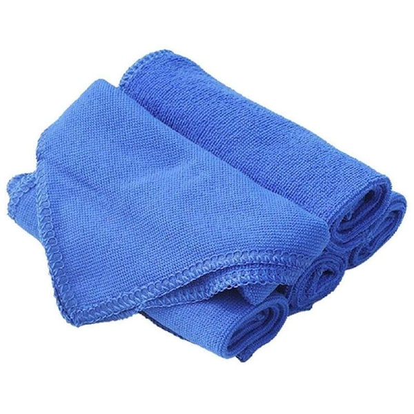 Detailing Car Microfibre Washing Duster Blue Cloths - 50pcs