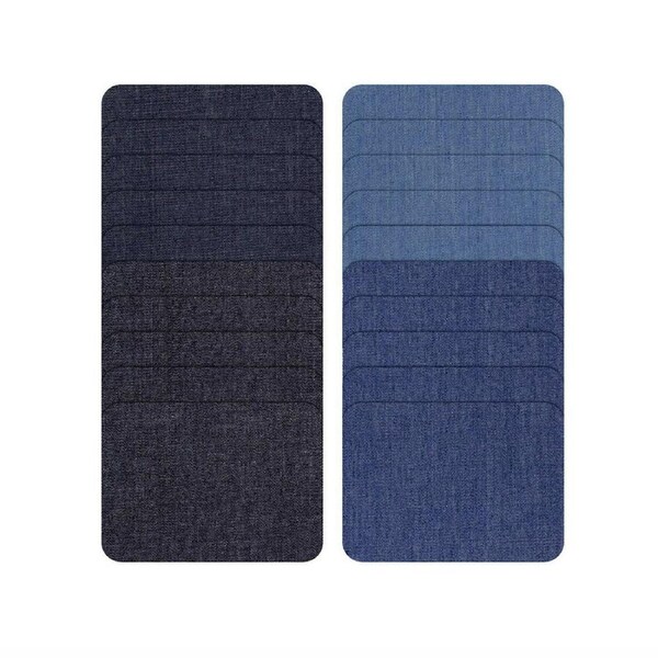 DIY Repair Sewing Jeans Patch Embroidered Denim Kit - 20pcs