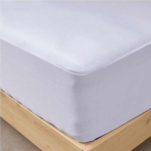 Bamboo Jersey Mattress Protector Single 91X193cm Bamboo/Cotton MyHouse