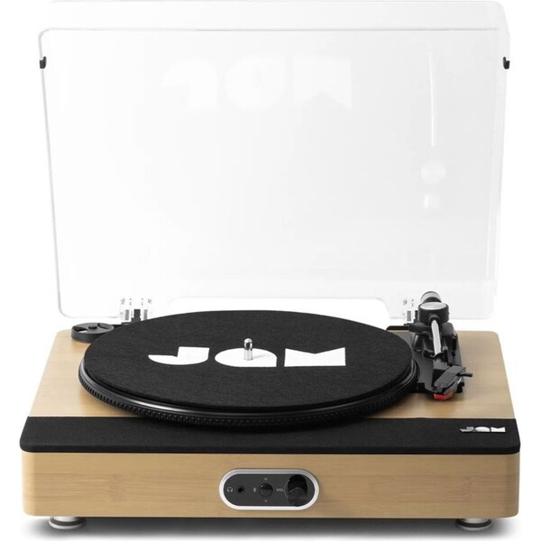 Jam Sound Stream+ Bluetooth Wooden Turntable Vinyl/Record Player w/ Speaker