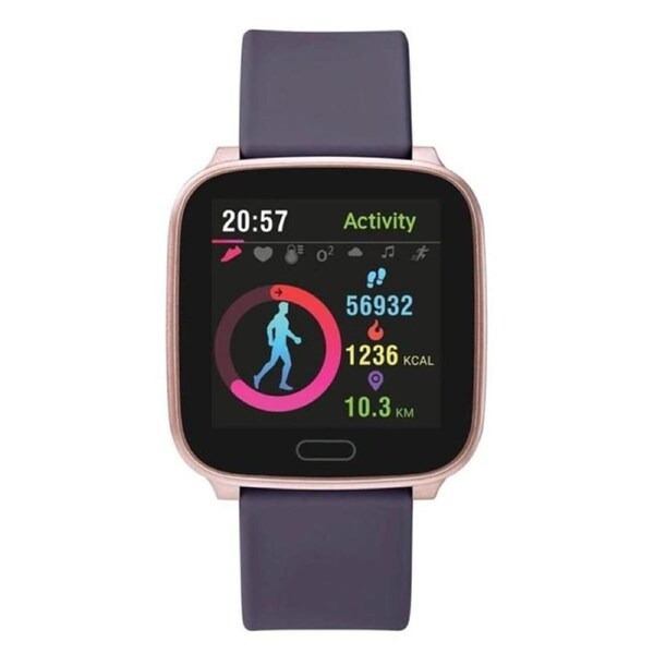 Timex iConnect Active Purple Resin Smart Watch (TW5M34500)