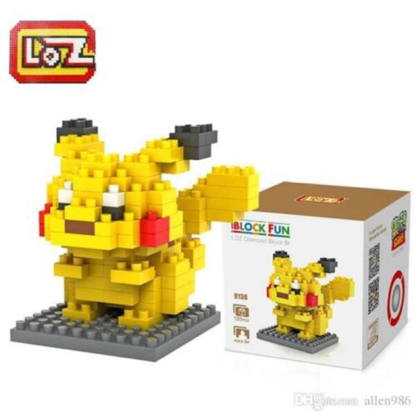 LOZ Mini Character Bricks - Pikachu