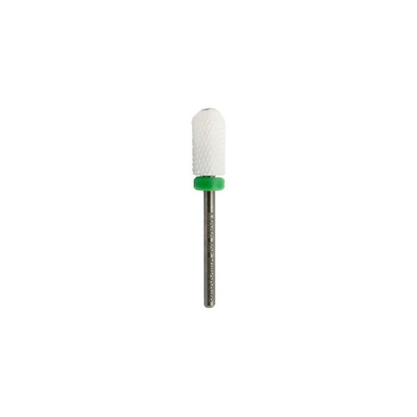 Billionaire - Ceramic Nail Drill Bit 3/32" Large Barrel Round Smooth (RC) White
