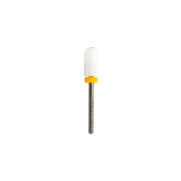 Billionaire - Ceramic Nail Drill Bit 3/32" Small Barrel Round Smooth (R2X) White