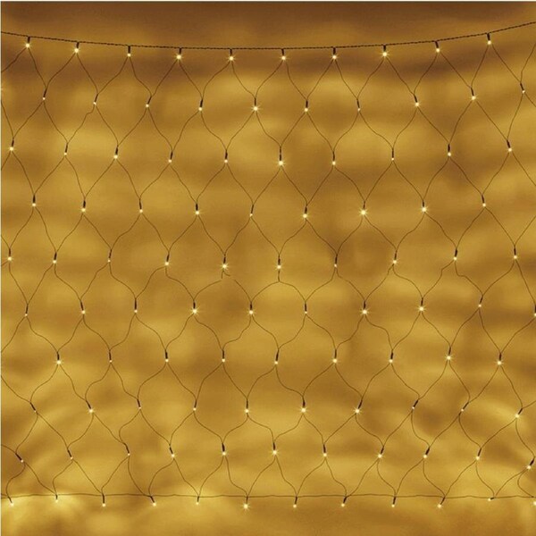 160 WARM WHITE Led Net Light Dual Power