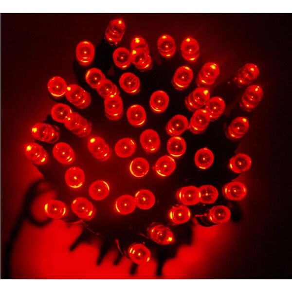 240 RED Led Fairy Light Chain 16.8m