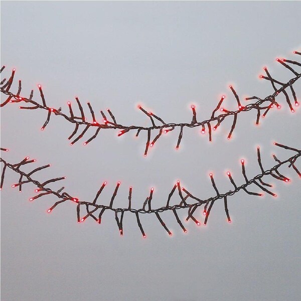 500 RED Led Connectable Cluster Light 6.5m