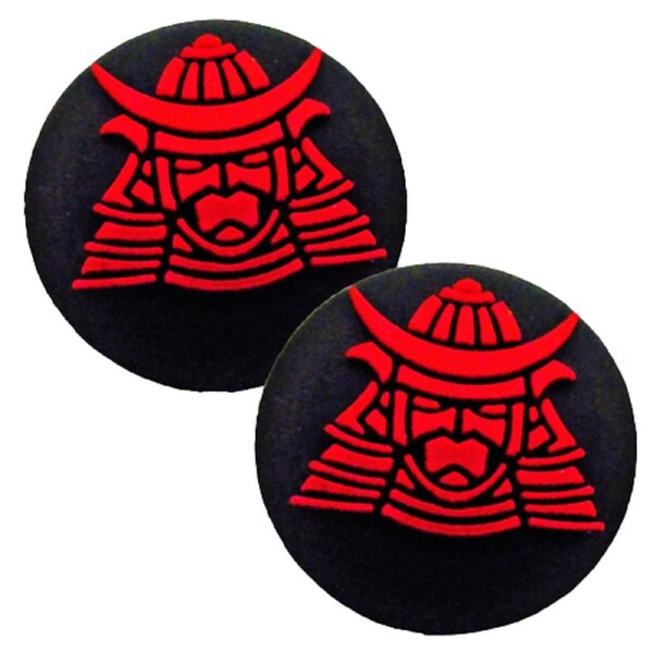 Thumb Grips x 2 For PS4 PS5 XBOXONE Xbox Series X Toggle Cover Cap Samurai Black