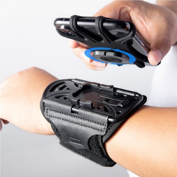 Armband Running Wristband Phone Holder, Detachable Running Accessories-black