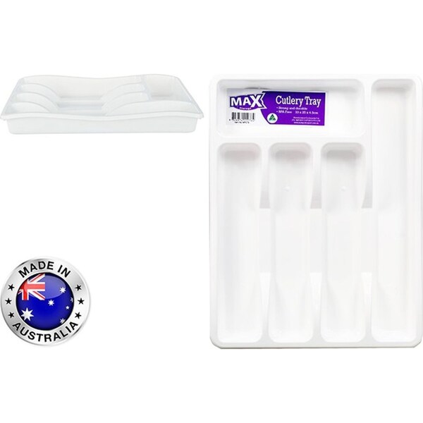 2 x Kitchen Cutlery Tray Utensil Storage Organiser Drawer Insert Multi-purpose