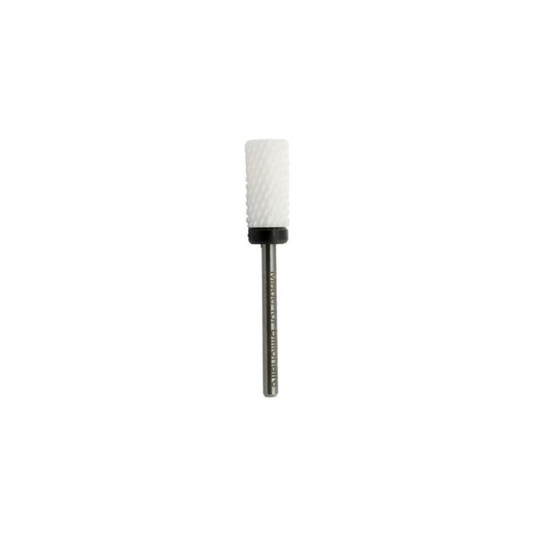 Billionaire - Ceramic Nail Drill Bit 3/32" Large Barrel Flat (X) White