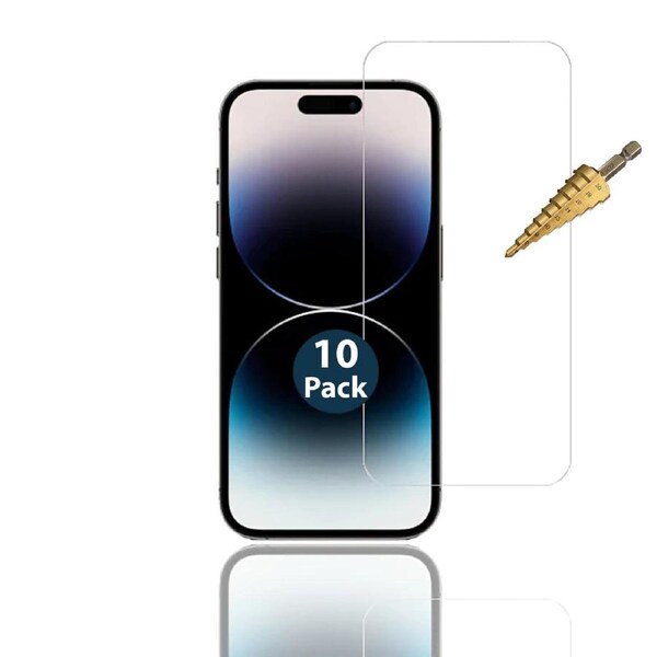 10x 9H Tempered Glass Screen Protector Guard for Apple iPhone 14 PRO Front Bulk