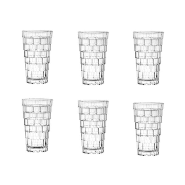RCR Stack Highball Tumbler 390ml Set 6