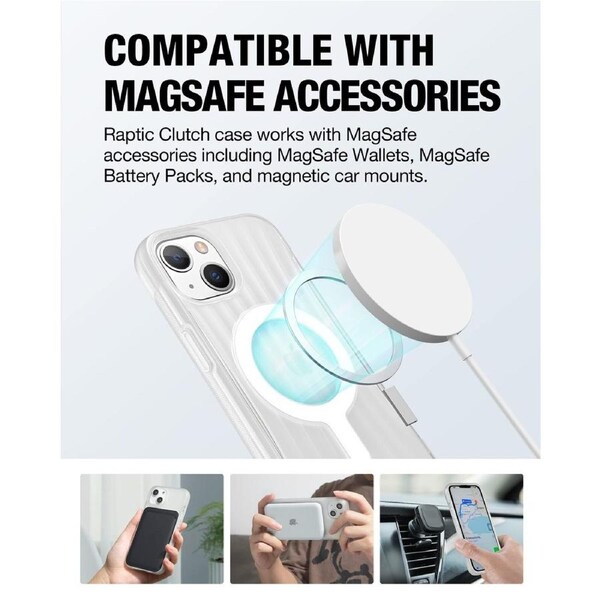 X-Doria iPhone 14 Plus Raptic Clutch Case Cover - Clear