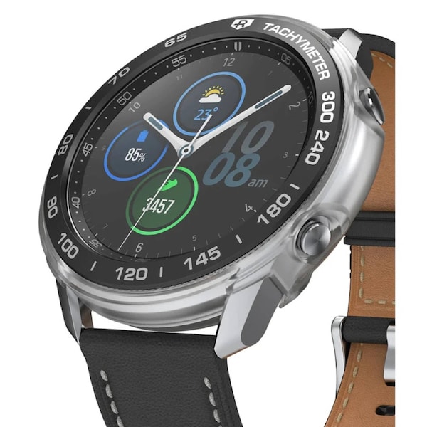 Ringke Samsung Galaxy Watch 3 45mm Air Sports Case Bezel Styling Combo Pack Matte Clear
