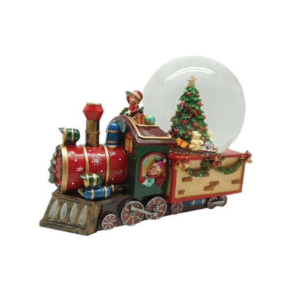Christmas Train Musical Snow Globe 20cm
