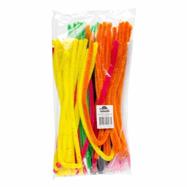 Colorific - Colour Pipe Cleaners - 30cm X 12mm - 100 Pack