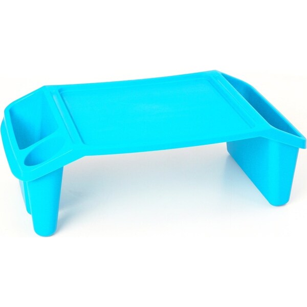 Tuff Play 56x36cm Learner Kids Lap Table Children Desk 3y+ w/ Cup Holder Aqua