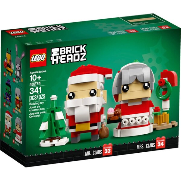 LEGO 40274 - BrickHeadz Mr. & Mrs. Claus