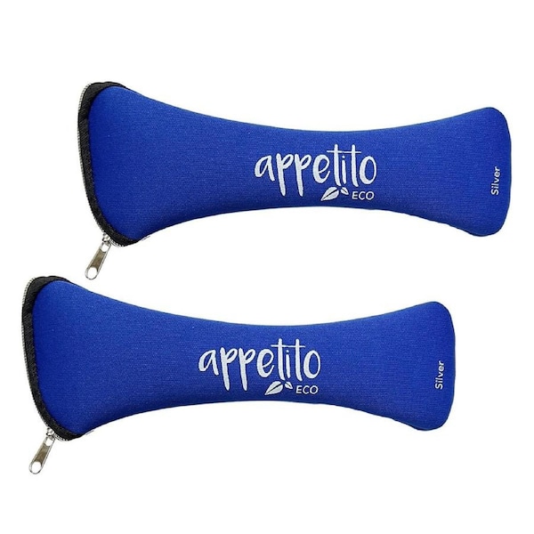 2pk Appetito Stainless Steel Traveller's Cutlery Fork/Spoon Knife Set Silver