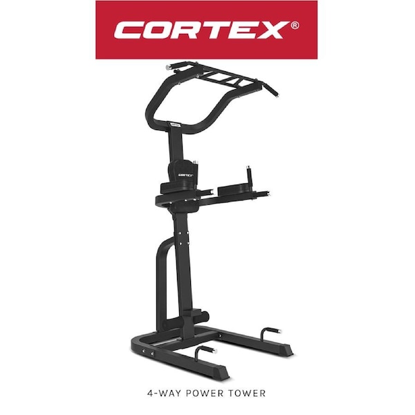 CORTEX PT-105 Commercial Chin Up Dip Knee Raise Power Tower